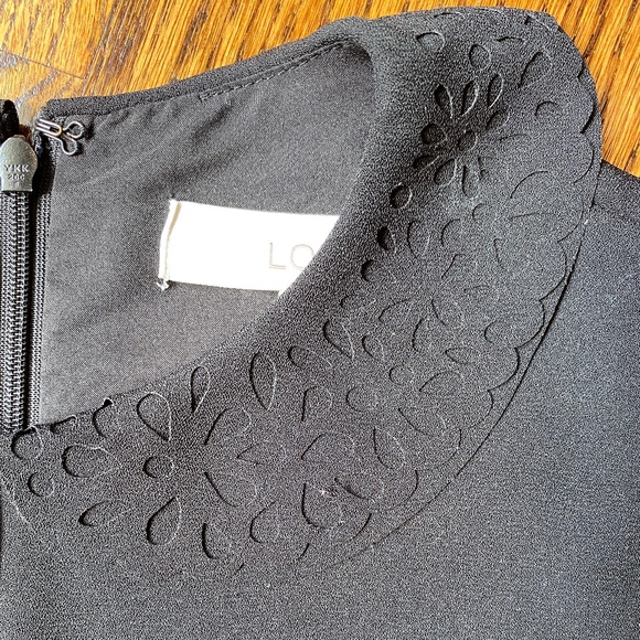 LOFT Capped Sleeve Shift Dress - Picture 5 of 13